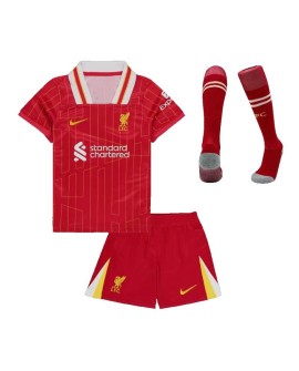 Liverpool 2024/25 Heimtrikot für Kinder (Jersey + Shorts + Socken)