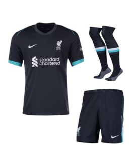 Liverpool Auswärts-Fußballtrikot 2024/25 (Trikot + Shorts + Socken)