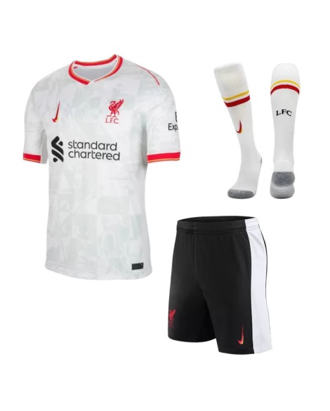 Liverpool Third Away Fußballtrikot-Set 2024/25 (Trikot + Shorts + Socken)
