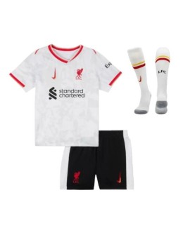 Liverpool Third Away Fußballtrikot-Set 2024/25 für Kinder (Trikot + Shorts + Socken)