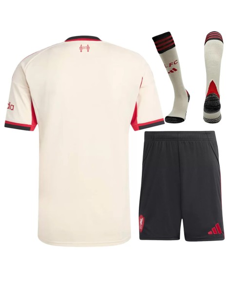 Liverpool Auswärtstrikot 2025/26 (Trikot + Shorts + Stutzen)