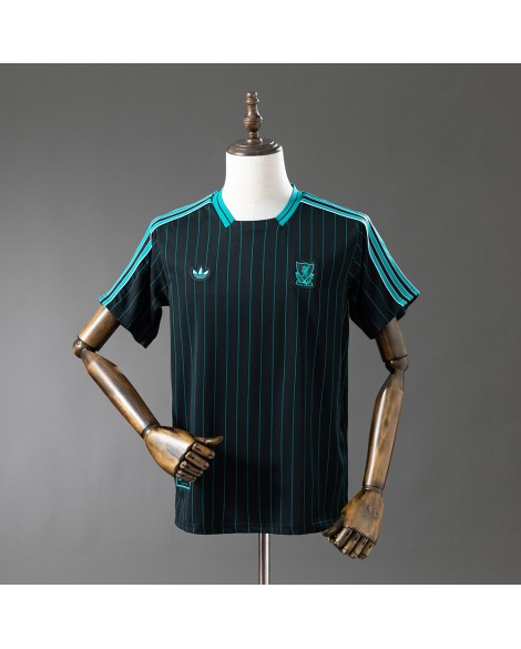 Liverpool Retro-Trikot der Saison 25/26 (schwarz)