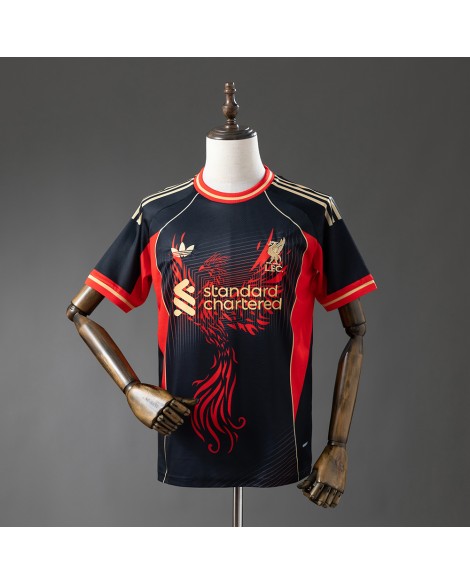 Liverpool Saison 25/26 Sonderedition – Schwarz-Rotes Trikot