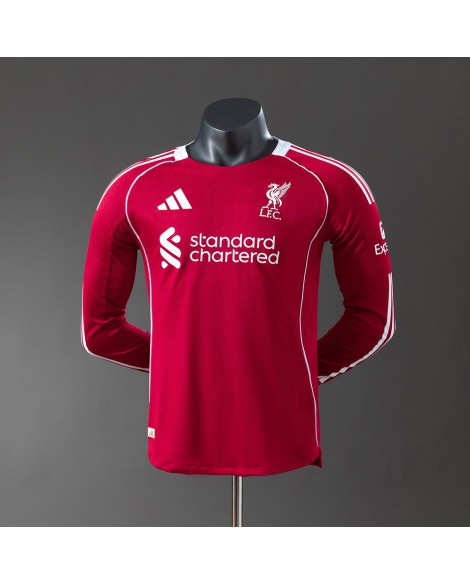 Liverpool Heimtrikot 2025/26 Langarm - Player