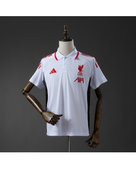 Liverpool Poloshirt der Saison 25/26 – weiß