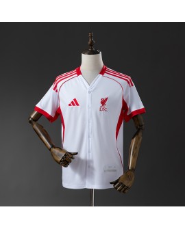Baseballtrikot des FC Liverpool für die Saison 25/26