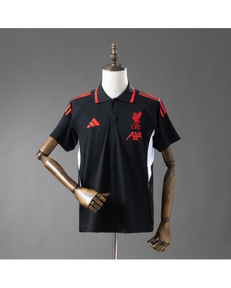 Liverpool Poloshirt der Saison 25/26 – schwarz