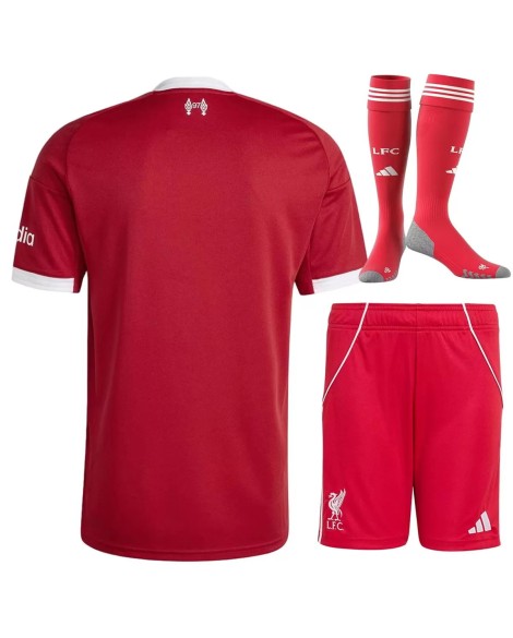Liverpool Heimtrikot 2025/26 (Trikot + Shorts + Stutzen)