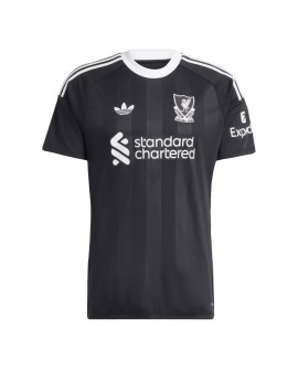 Liverpool Torwart-Fußballtrikot 25/26 Schwarz
