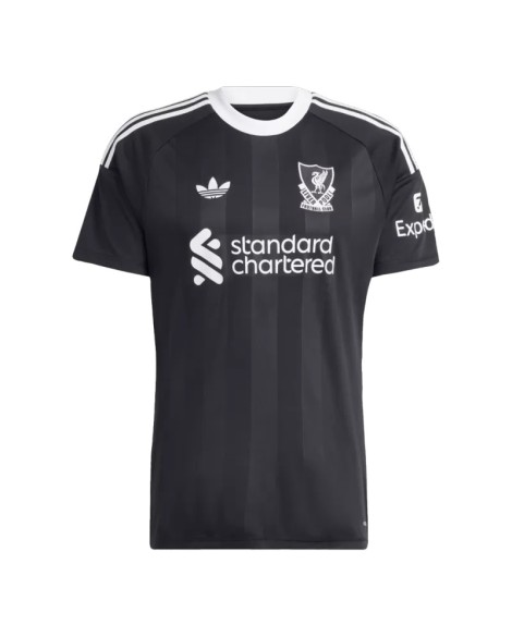Liverpool Torwart-Fußballtrikot 25/26 Schwarz