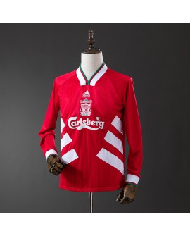 Liverpool Football Club Heimtrikot der Saison 1993/95, langärmelig, Retro