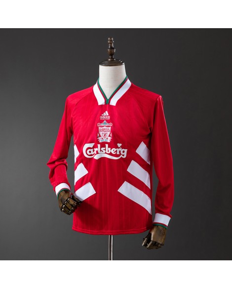 Liverpool Football Club Heimtrikot der Saison 1993/95, langärmelig, Retro