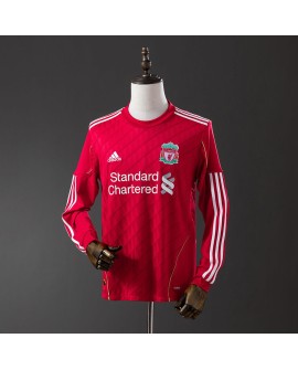 Liverpool Heimtrikot der Saison 2010/11, langärmelig, Retro