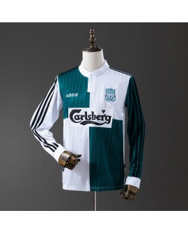 Liverpool Auswärtstrikot der Saison 1995/96, Retro - Langarmtrikot
