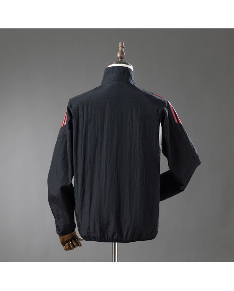 Winddichte Jacke für Liverpool Saison 25/26 – Schwarz