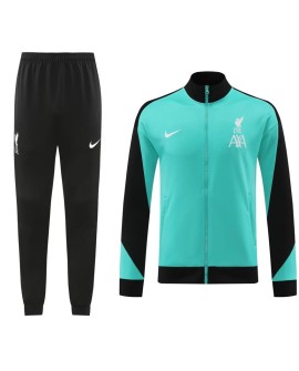 Liverpool Trainingsjacken-Set (Oberteil + Hose) grün 2024/25