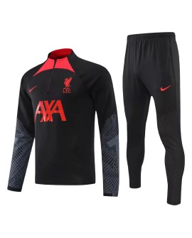 Liverpool-Trainingsanzug 2022/23 – Schwarz