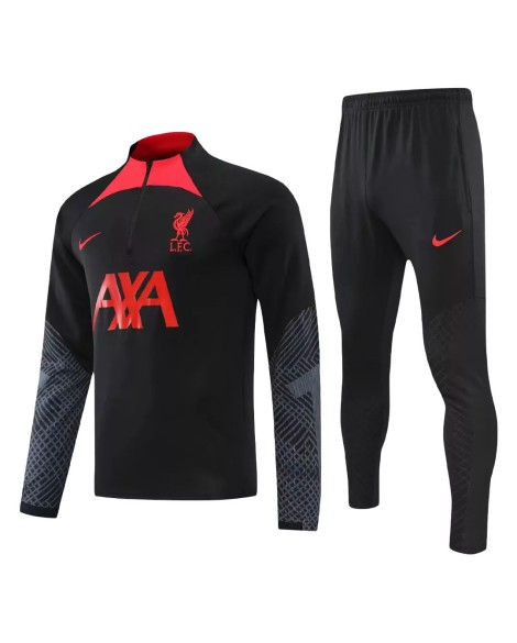 Liverpool-Trainingsanzug 2022/23 – Schwarz