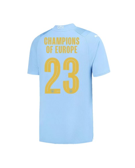CHAMPIONS D'EUROPE #23 Maillot Manchester City 2023/24 Domizil