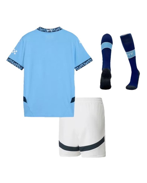 Manchester City Heimtrikot 2024/25 Kind (Trikot+Shorts+Socken)