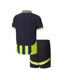 Manchester City Auswärts-Fußballtrikot-Set 2024/25 für Kinder (Trikot + Shorts)