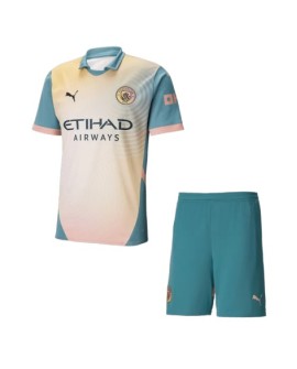 Manchester City Viertes Auswärts-Fußballtrikot 2024/25 (Trikot+Shorts) - Definitely City