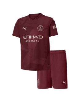 Manchester City Drittes Auswärtstrikot-Set 2024/25 für Kinder (Trikot + Shorts)