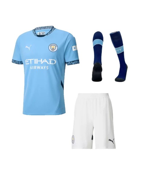 Manchester City Heimtrikot-Set 2024/25 (Trikot+Shorts+Socken)