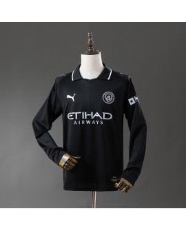 Manchester City Auswärtstrikot mit langen Ärmeln für die Saison 2025/26