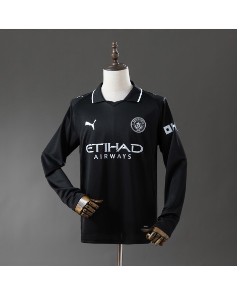Manchester City Auswärtstrikot mit langen Ärmeln für die Saison 2025/26