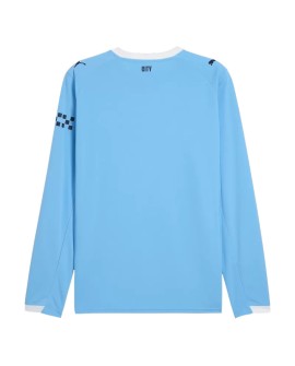 Manchester City Langarm-Heim-Fußballtrikot 2025/26