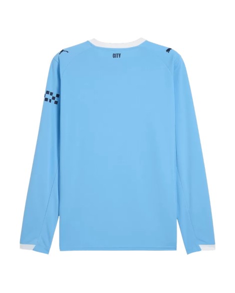 Manchester City Langarm-Heim-Fußballtrikot 2025/26