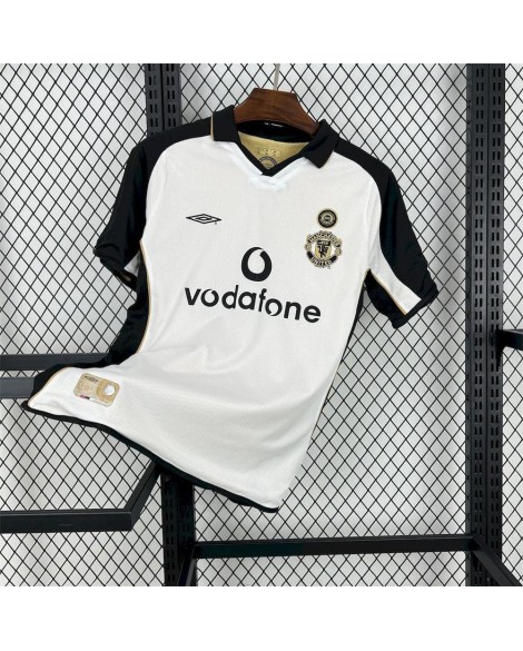 Manchester United 2001/02 Centenary Edition Wende-Auswärts- und Auswärtstrikot im Retro-Stil