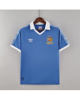 Manchester City 1981/82 Heim-Retro-Trikot
