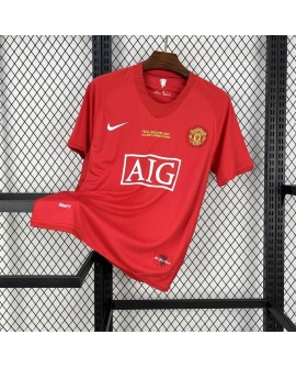 Retro-Heimtrikot der Champions League 2007/08 von Manchester United