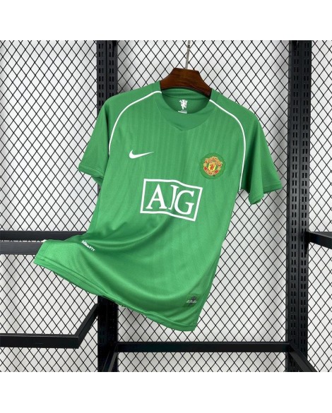 Manchester United 2007/08 Grünes Torwart-Retro-Trikot Manchester United 2007/08 Grünes Torwart-Retro-Trikot