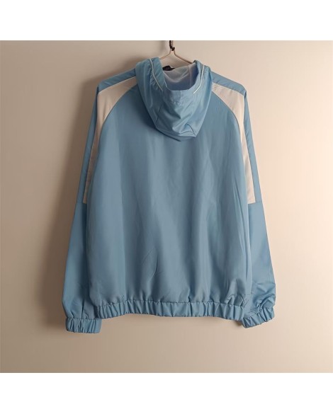 Manchester City Windbreaker 2425-Himmelblau