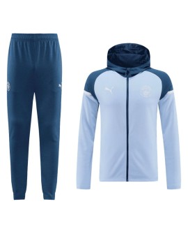 Manchester City Kapuzen-Trainingsset (Jacke + Hose) 2024/25