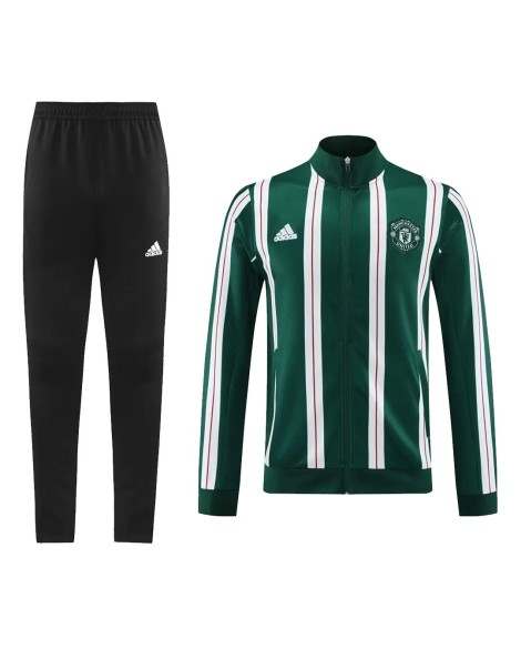 Manchester United Trainingsanzug 2023/24 – Grün und Weiß