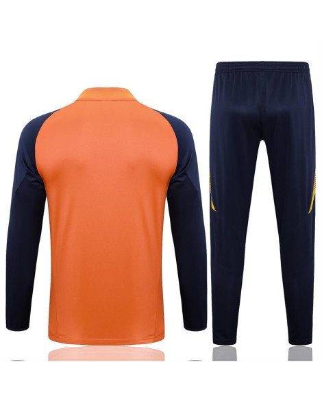 Manchester United Trainingsanzug 2425-Orange