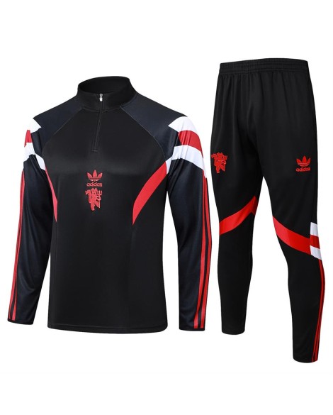 Manchester United Trainingstrikot 2425-Schwarz
