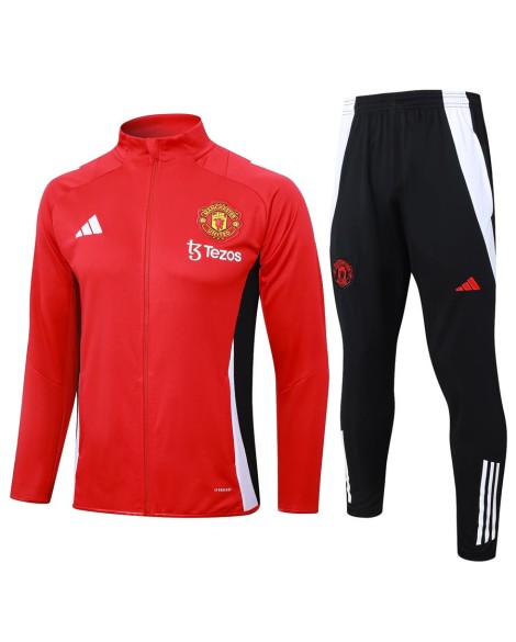 Manchester United Trainingsjacke 2425-Rot