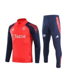 Manchester United Sweatshirt-Set 2024/25 – Rot (Oberteil+Hose)