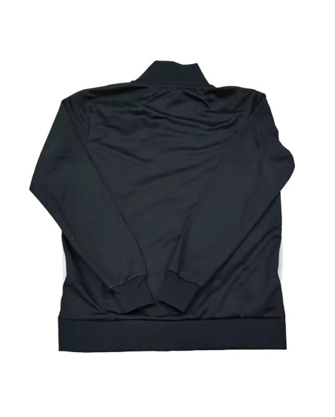 Manchester United 1990 Retro-Trainingsjacke – Schwarz und Weiß