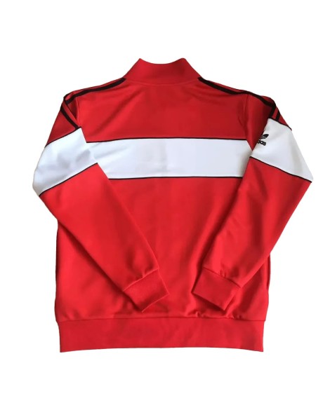 Manchester United 1984 Retro-Trainingsjacke – Rot und Weiß