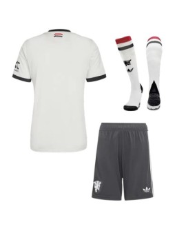 Manchester United Drittes Auswärts-Fußballtrikot 2024/25 (Trikot + Shorts + Socken)
