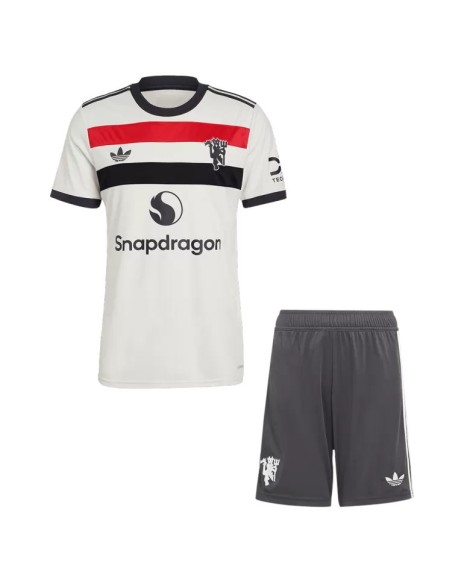 Manchester United Drittes Auswärts-Fußballtrikot 2024/25 (Trikot + Shorts)