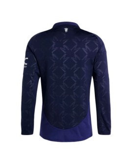 Langärmliges Manchester United-Auswärts-Fußballtrikot 2024/25