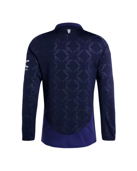 Langärmliges Manchester United-Auswärts-Fußballtrikot 2024/25