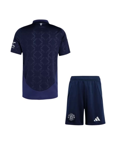 Manchester United Auswärts-Fußballtrikot 2024/25 (Trikot + Shorts)